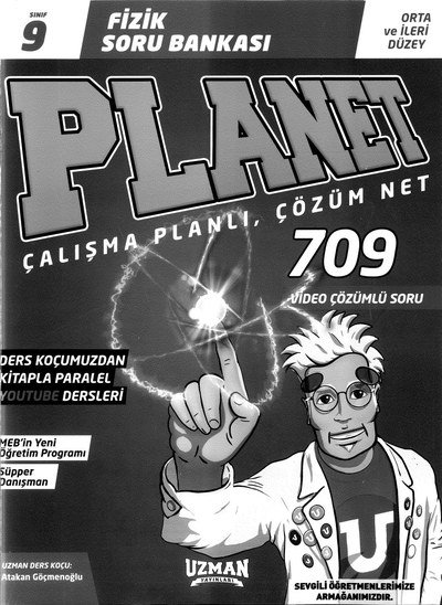 FİZİK SORU BANKASI PLANET ÇALIŞMA PLANLI ÇÖZÜM NET 709 SORU