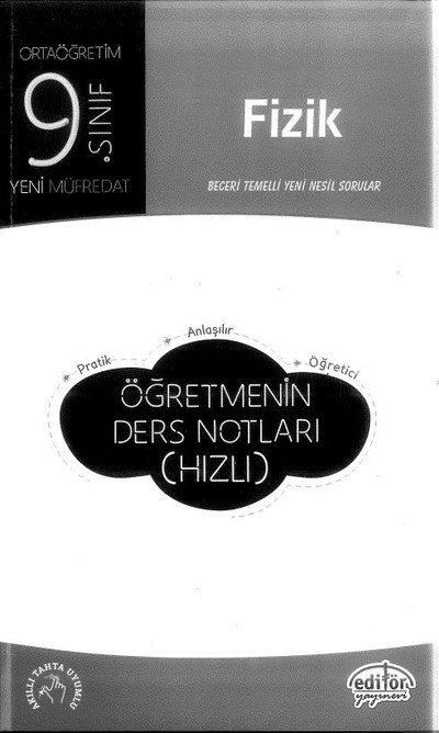 FİZİK ÖĞRETMENİN DERS NOTLARI (HIZLI) Zeta Fotokopi