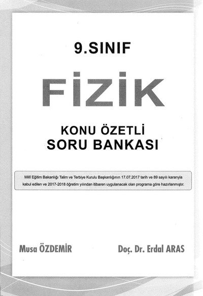 FİZİK KONU ÖZETLİ SORU BANKASI Zeta Fotokopi
