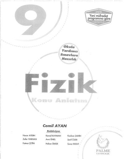 FİZİK KONU ANLATIM OKULA YARDIMCI SINAVLARA HAZIRLIK Zeta Fotokopi