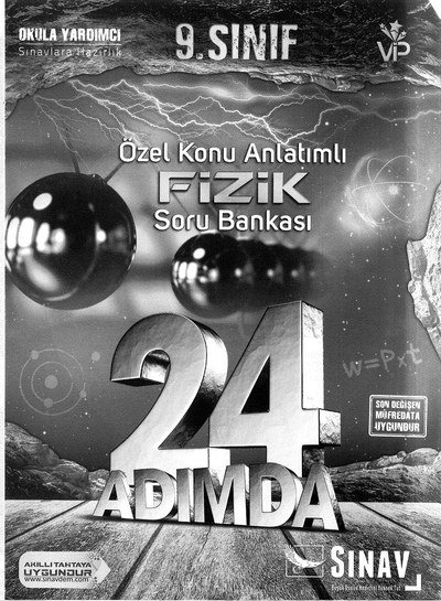 ÖZEL KONU ANLATIMLI FİZİK SORU BANKASI 24 ADIMDA Zeta Fotokopi