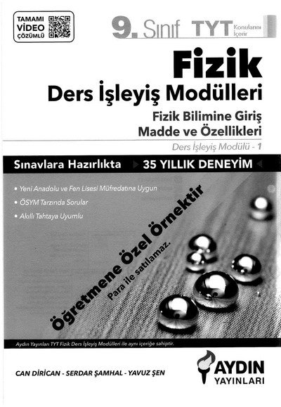 FİZİK DERS İŞLEYİŞ MODÜLLERİ FİZİK BİLİMİNE GİRİŞ MADDE VE ÖZELLİKLERİ