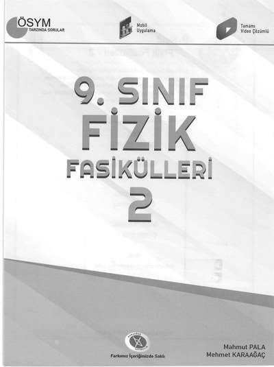 FİZİK FASİKÜLLERİ 2 ÖSYM TARZINDA SORULAR Zeta Fotokopi