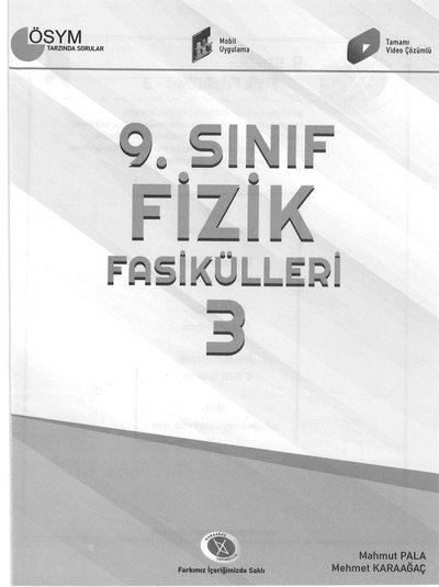FİZİK FASİKÜLLERİ 3 ÖSYM TARZINDA SORULAR Zeta Fotokopi