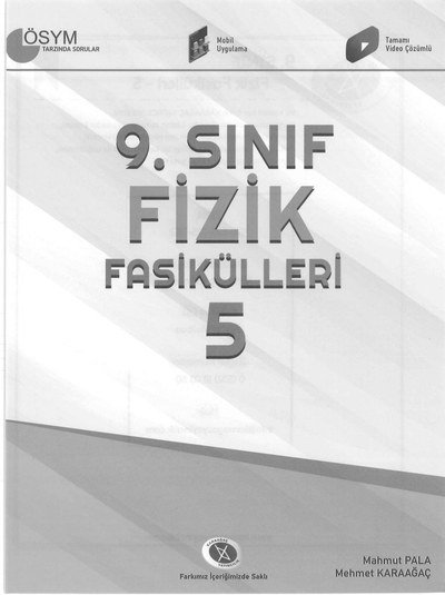 FİZİK FASİKÜLLERİ 5 ÖSYM TARZINDA SORULAR Zeta Fotokopi