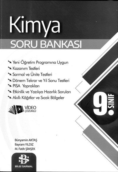 KİMYA SORU BANKASI VİDEO ÇÖZÜMLÜ Zeta Fotokopi