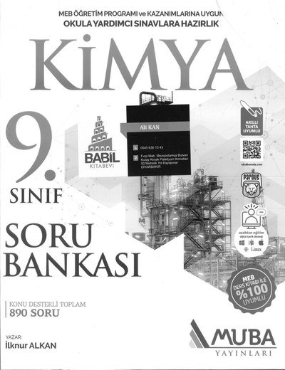 KİMYA SORU BANKASI