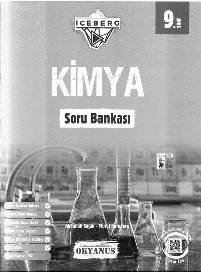 KİMYA SORU BANKASI ICEBERG Zeta Fotokopi
