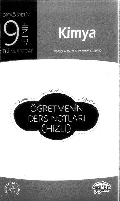 KİMYA BECERİ TEMELLİ YENİ NESİL SORULAR ÖĞRETMENİN DERS NOTLARI (HIZLI) Zeta Fotokopi
