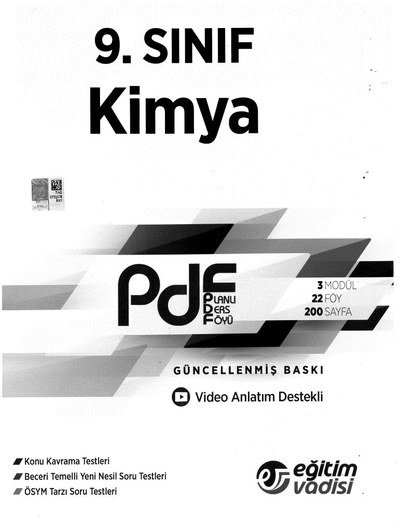 KİMYA PLANLI DERS FÖYÜ Zeta Fotokopi