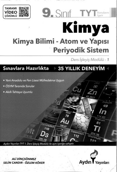 KİMYA BİLİMİ ATOM VE YAPISI PERİYODİK SİSTEM Zeta Fotokopi