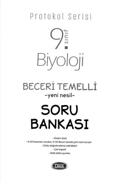 BİYOLOJİ BECERİ TEMELLİ YENİ NESİL SORU BANKASI Zeta Fotokopi