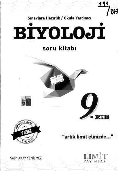 BİYOLOJİ SORU KİTABI SINAVLARA HAZIRLIK Zeta Fotokopi