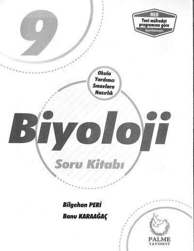 BİYOLOJİ SORU KİTABI SINAVLARA HAZIRLIK Zeta Fotokopi