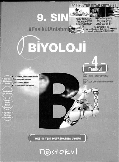 BİYOLOJİ FASİKÜL ANLATIM KİTABI Zeta Fotokopi