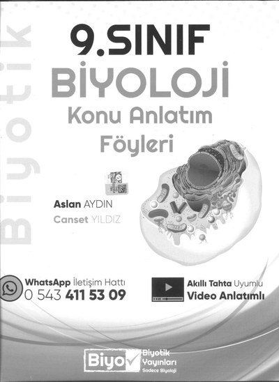BİYOLOJİ KONU ANLATIM FÖYLERİ Zeta Fotokopi