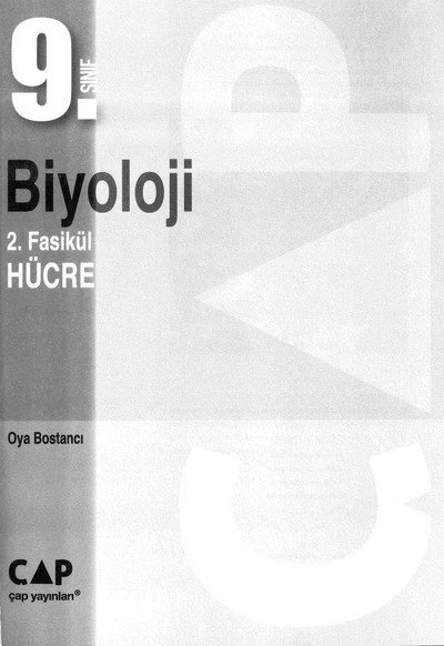 BİYOLOJİ 2. FASİKÜL HÜCRE YAPISI Zeta Fotokopi