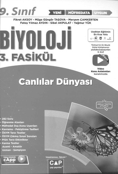 BİYOLOJİ 3. FASİKÜL CANLILAR DÜNYASI