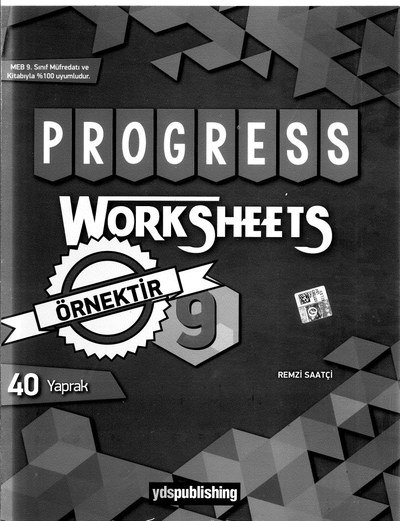 PROGRESS WORKSHEETS 40 YAPRAK Zeta Fotokopi