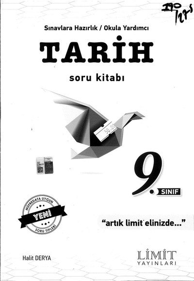 TARİH SORU KİTABI ARTIK LİMİT ELİNİZDE