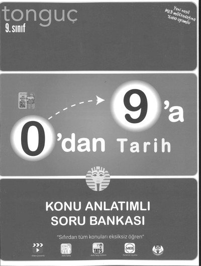 0'DAN 9'A TARİH KONU ANLATIMLI SORU BANKASI Zeta Fotokopi