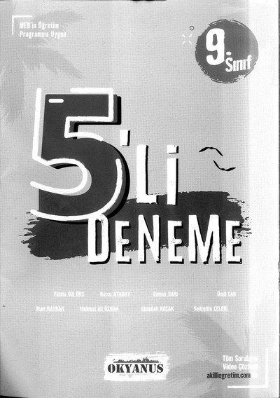 5'Lİ DENEME Zeta Fotokopi
