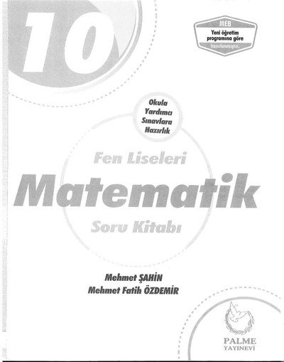 FEN LİSELERİ MATEMATİK SORU KİTABI Zeta Fotokopi