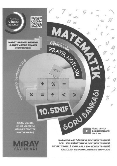 MATEMATİK ÖĞRETMENİN PRATİK NOTLARI SORU BANKASI Zeta Fotokopi