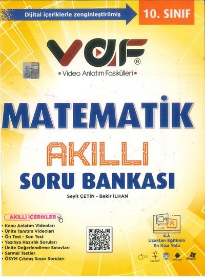MATEMATİK AKILLI SORU BANKASI VAF Zeta Fotokopi