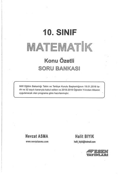 MATEMATİK KONU ÖZETLİ SORU BANKASI Zeta Fotokopi