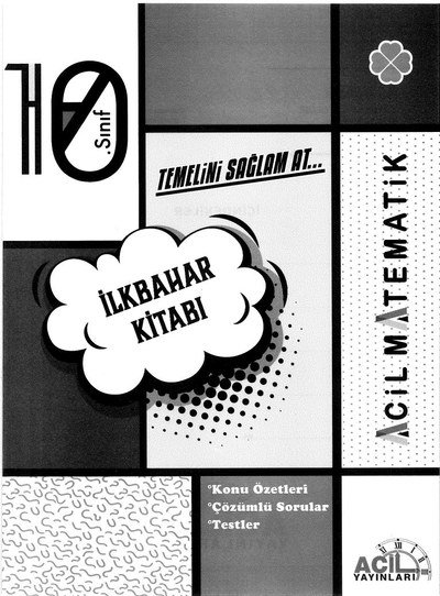 İLKBAHAR KİTABI ACİL MATEMATİK KONU ÖZETLERİ Zeta Fotokopi