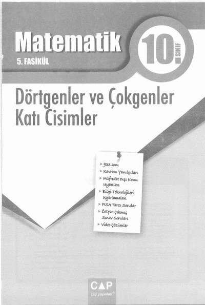 MATEMATİK 5. FASİKÜL DÖRTGENLER VE ÇOKGENLER KATI CİSİMLER Zeta Fotokopi