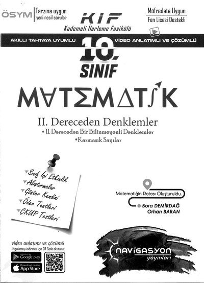 MATEMATİK 2. DERECEDEN DENKLEMLER Zeta Fotokopi