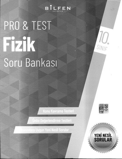 PRO & TEST FİZİK SORU BANKASI