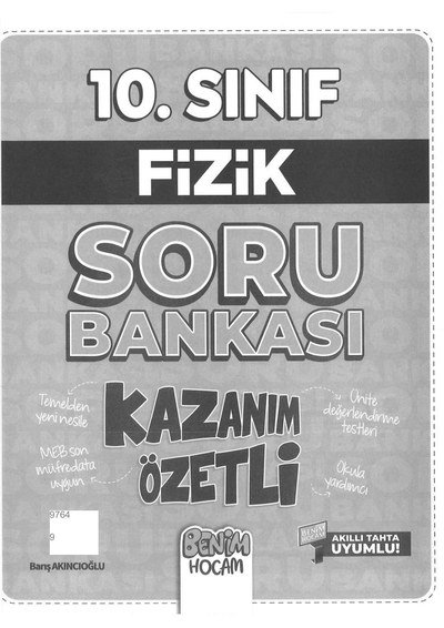 FİZİK SORU BANKASI KAZANIM ÖZETLİ BENİM HOCAM Zeta Fotokopi