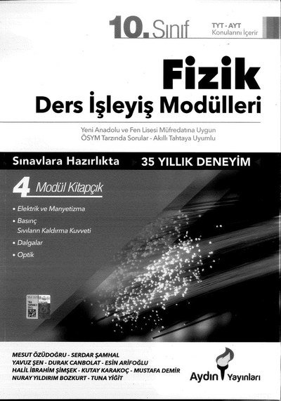 FİZİK DERS İŞLEYİŞ MODÜLLERİ 4 MODÜL KİTAPÇIK Zeta Fotokopi