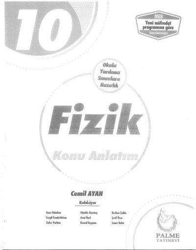 FİZİK KONU ANLATIM