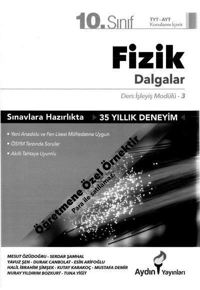 FİZİK DALGALAR Zeta Fotokopi