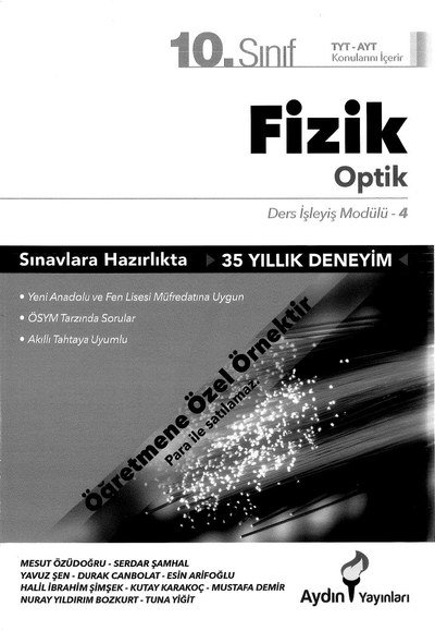 FİZİK OPTİK DERS İŞLEYİŞ MODÜLÜ Zeta Fotokopi