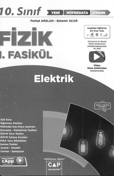 FİZİK 1. FASİKÜL ELEKTRİK