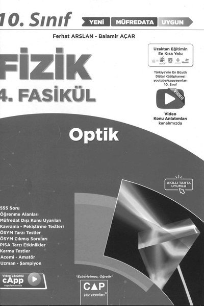 FİZİK 4. FASİKÜL OPTİK Zeta Fotokopi