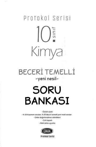 KİMYA BECERİ TEMELLİ YENİ NESİL SORU BANKASI Zeta Fotokopi