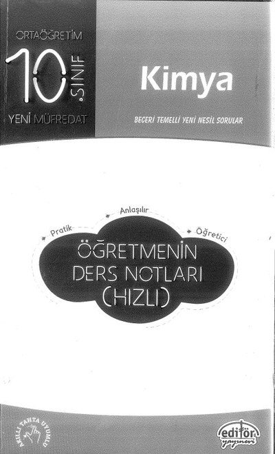 KİMYA ÖĞRETMENİN DERS NOTLARI (HIZLI) Zeta Fotokopi