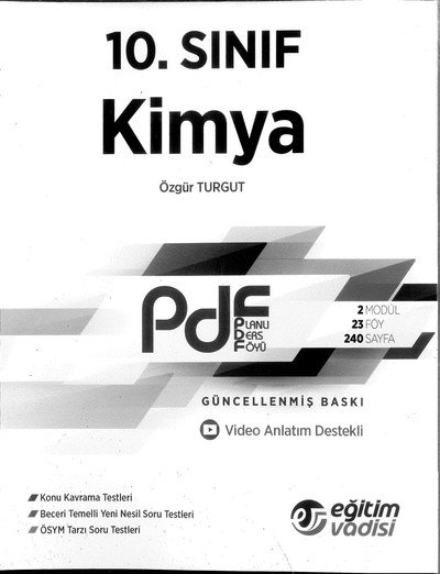 KİMYA PLANLI DERS FÖYÜ Zeta Fotokopi