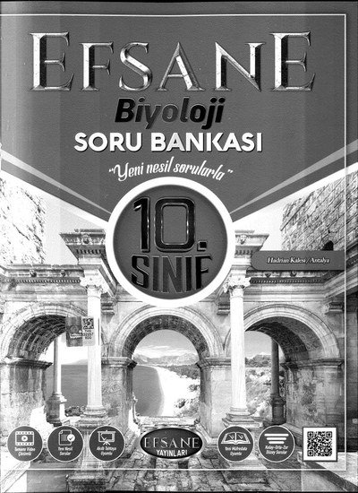 EFSANE BİYOLOJİ SORU BANKASI Zeta Fotokopi