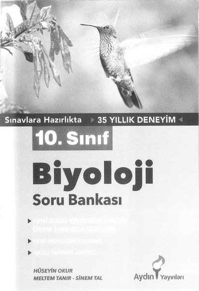 BİYOLOJİ SORU BANKASI Zeta Fotokopi