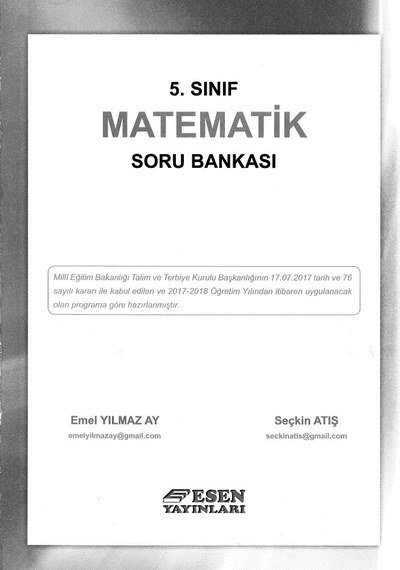 MATEMATİK SORU BANKASI Zeta Fotokopi