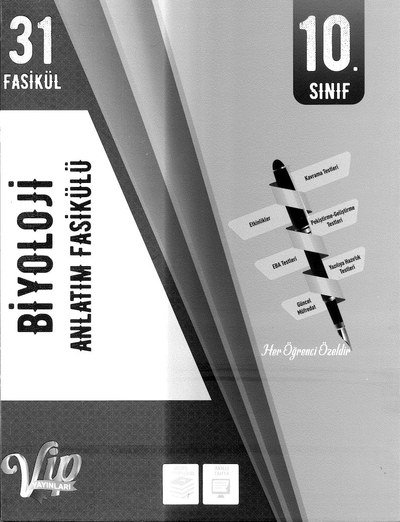 BİYOLOJİ ANLATIM FASİKÜLÜ 31 FASİKÜLÜ Zeta Fotokopi