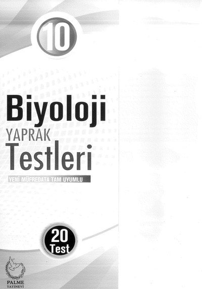 BİYOLOJİ YAPRAK TESTLERİ Zeta Fotokopi