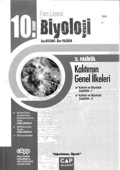 BİYOLOJİ 2. FASİKÜL KALITIMIN GENEL İLKELERİ Zeta Fotokopi
